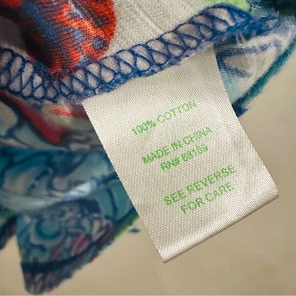 LILLY PULITZER Dress Women Size Medium Somerset Worth Blue May Flower - Picture 6 of 6